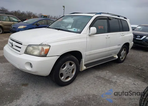 2006 Toyota Highlander Limited V6 z USA, uszkodzony, nr VIN JTEEP21A760163964